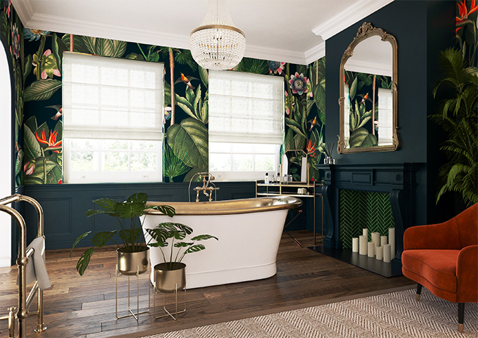 Brescia Voile, Purity - Roman Blind - Image 6